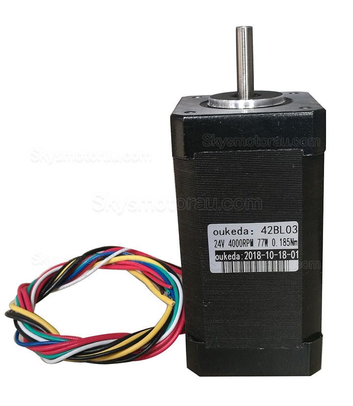 24VDC Brushless DC Motor OSP001474 3 Phase 8 Poles 6.3Ncm/12.5Ncm/18.8Ncm 4000RPM BLDC Motor